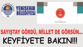 SAYIŞTAY YENİŞEHİR BELEDİYESİNDE USULSÜZLÜK VE YANLIŞLAR TESPİT ETTİ